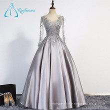 2017 élégante robe de soirée en dentelle transparente en dentelle